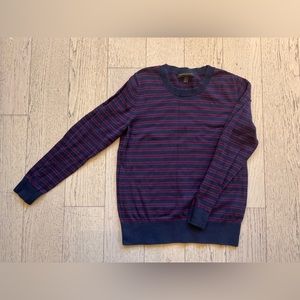 Banana Republic Sweater Navy Blue and Burgundy Size Small